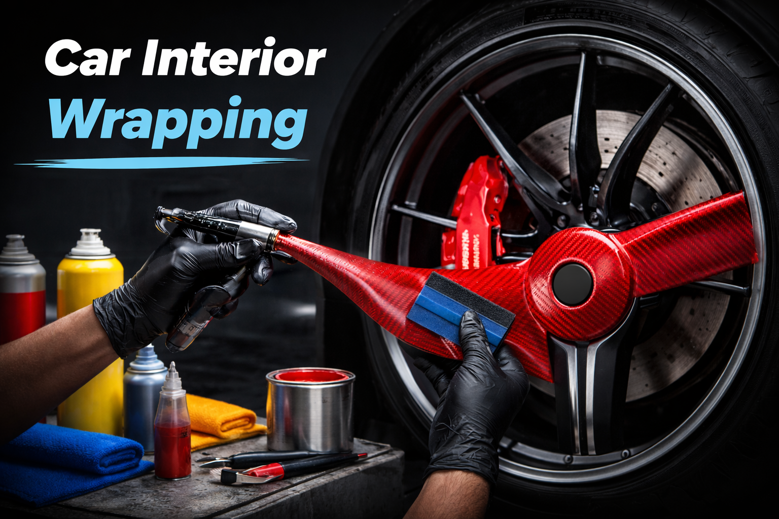 car interior wrapping