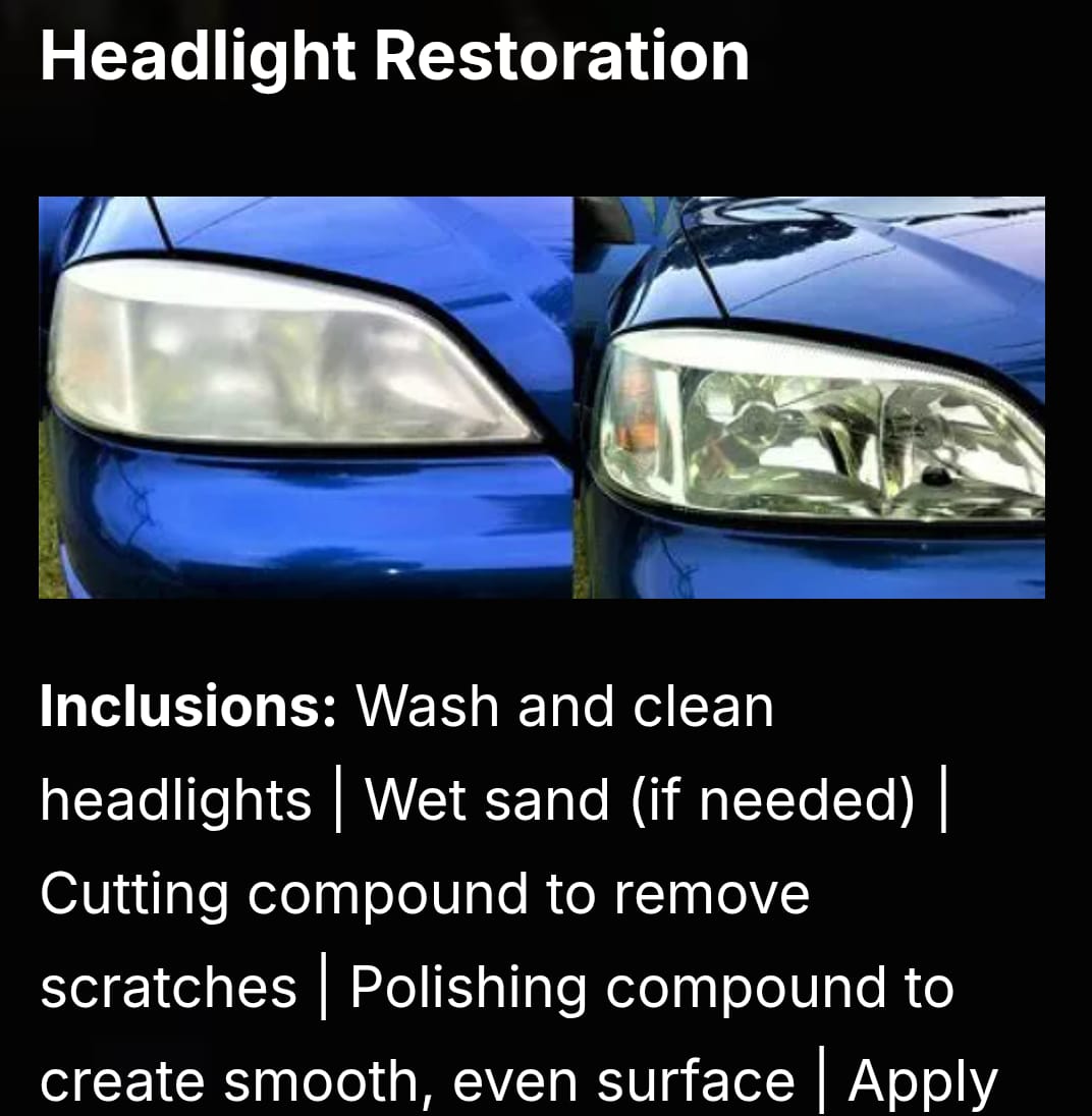 Headlight Restoration